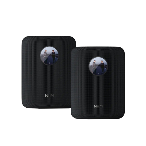 WiiM Sound streaminghögtalare med Touchdisplay, svart 2-PACK i gruppen Multiroom / Högtalarsystem hos Ljudfokus.se (SETWIIMSOUNDPKT3)