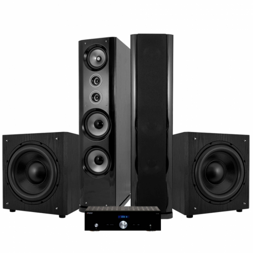 Advance Acoustic X-i75 & System One SF-168B Stereopaket 2.2 i gruppen Paket / Hifi - Musikanläggning hos Ljudfokus.se (SETXI75PKT5)