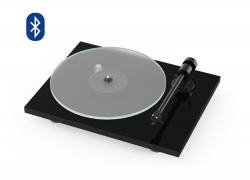 Pro-Ject T1 BT vinylspelare med Bluetooh & Ortofon OM5e-pickup, svart