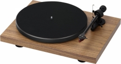 Pro-Ject Debut Carbon DC, valnöt skivspelare med 2M Red