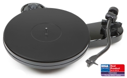 Pro-Ject RPM-3 Carbon vinylspelare med Ortofon 2M Silver, pianosvart