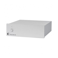 Pro-Ject Phono Box S2 RIAA-steg för skivspelare, silver