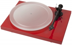 Pro-Ject Debut Carbon Esprit DC, pianoröd skivspelare med 2M Red