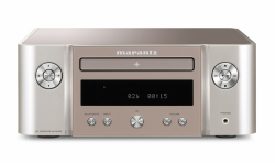 Marantz MCR-412 CD-receiver, silver/guld