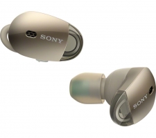 Sony WF-1000X trådlös in-ear hörlur med brusreducering, guld