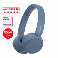 Sony WH-CH520 trdlsa on-ear hrlurar med Bluetooth, bl