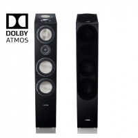Canton GLE 90 AR golvhgtalare med Dolby Atmos, svart par