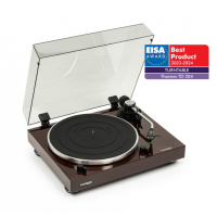 Thorens TD 204 skivspelare med Audio Technica AT95E-pickup, valnöt