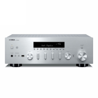 Yamaha R-N600A streamingförstärkare med MusicCast, RIAA-steg & radio, silver
