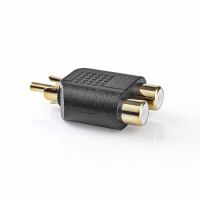 Nedis CAGP24940BKG Subwooferadapter RCA Hane - 2xRCA Honor