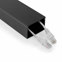 Nedis CMDT-6040 kabelkanal i aluminium, svart