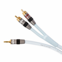 Supra Biline MP-2RCA ljudkabel is-blå