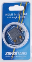 Supra HDMI Install kit MET-B / BRAID (Vinklad k�pa och kabelstrumpa)