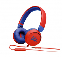 JBL JR310 hörlurar för barn, röd