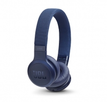 JBL LIVE 400BT On-Ear hörlurar med röststyrning, blå