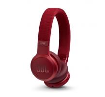 JBL LIVE 400BT On-Ear hörlurar med röststyrning, röd