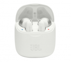 JBL Tune 220TWS in-ear hörlur med Bluetooth & röststyrning, vit