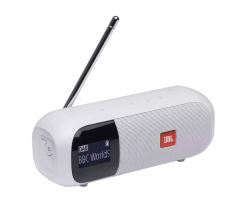 JBL Tuner 2 portabel DAB/FM-radio med Bluetooth, vit