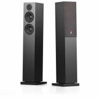 Audio Pro A36 golvhögtalare med Wifi & HDMI ARC, svart par