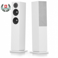 Audio Pro A48 med HDMI ARC, Bluetooth & Wifi, vitt par Returexemplar