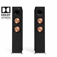 Klipsch R-605FA hornladdade golvhgtalare med Dolby Atmos, svart par