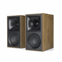 Klipsch The Fives aktiva hgtalare med HDMI ARC, Bluetooth, RIAA-steg & DAC, valnt par