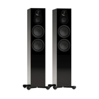 Monitor Audio Silver 300 8G golvhögtalare, pianosvart par