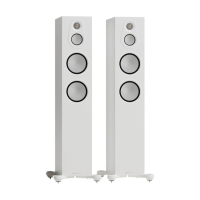 Monitor Audio Silver 300 8G golvhögtalare, mattvitt par