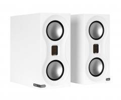 Monitor Audio Studio, stativhögtalare vitt par