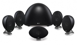 KEF E305 - Deep Black (5.1-högtalarpaket i Svart)