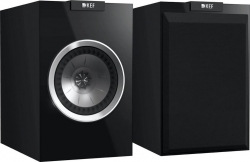 KEF R100 stativhögtalare, pianosvart par