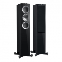 KEF R500 golvhögtalare, pianosvart par