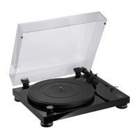 Audio-Technica AT-LPW50PB skivspelare med inbyggt RIAA & AT-VM95E pickup, svart