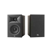 JBL Stage 240B stativhögtalare med 4.5" bas och HDI-diskant, espresso par