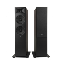 JBL Stage 280F golvhögtalare med 8" basar och HDI-diskant, espresso par 