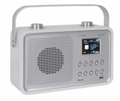 Tangent DAB2go+ retrodesignad radio med Bluetooth, vit