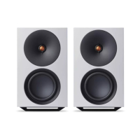 Cambridge Audio L/R X aktiva stereohögtalare med nätverk & HDMI eARC, vitt par