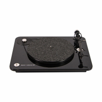 Elipson Chroma 400 vinylspelare med Ortofon OM10, pianosvart