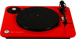 Elipson Chroma 400 vinylspelare med Ortofon OM10, pianoröd