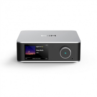 WiiM Ultra nätverksstreamer med HDMI ARC, mät-EQ & Chromecast, silver