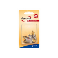 Dynavox X-2202 RCA-kontakter, 4-pack