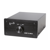 Dynavox AMP-S MKII högnivåomkopplare för förstärkare eller högtalare, svart