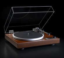 Dual CS-429 helautomatisk vinylspelare med Ortofon 2M Red, valnt