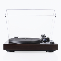 Dual CS-618Q direktdriven vinylspelare med Ortofon 2M Blue-pickup, valnt