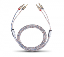 Oehlbach Twinmix Two LS-Kabel, hgtalarkabel med bananpluggar 2x3 meter
