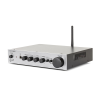 Dynavox ESA-18 MK BT kompakt stereoförstärkare med mikrofoningång & Bluetooth, silver