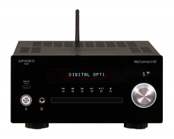 Advance Acoustic MyConnect 60 stereoförstärkare med CD-spelare & nätverk, svart