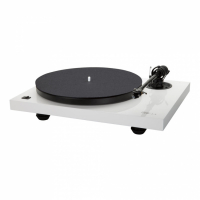 Music Hall MMF 2.3 vinylspelare med Spirit MM-pickup, pianovit