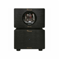 Vincent PHO-701 rörbestyckat RIAA-steg med ECC82 & USB för vinylspelare, svart