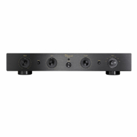 Vincent SA-32 rörbaserat stereoförsteg med XLR, svart